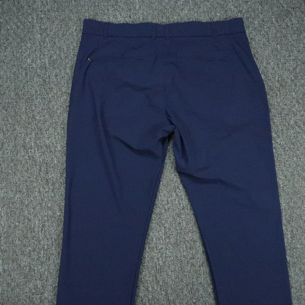 Greyson Pants Mens 34x32 Blue Montauk Trouser Stretch Golf Performance Straight